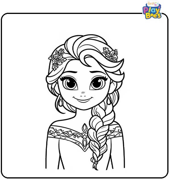 Bulda Frozen Coloring Page