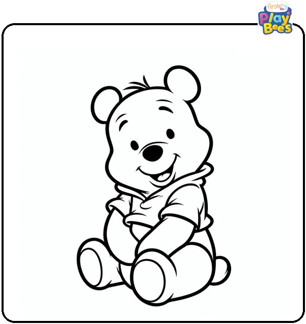 Classic Winnie The Pooh Coloring Page Classic Winnie The Pooh Coloring Page