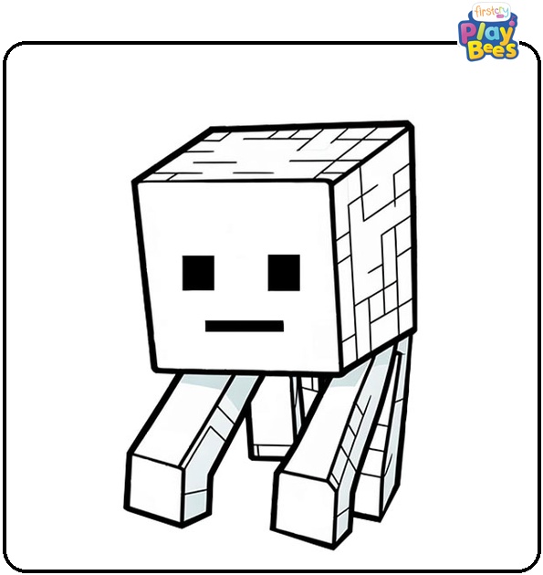 Creeper Minecraft Coloring Page Creeper Minecraft Coloring Page