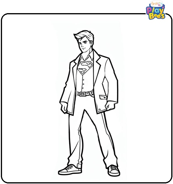 DC Superhero Coloring Page