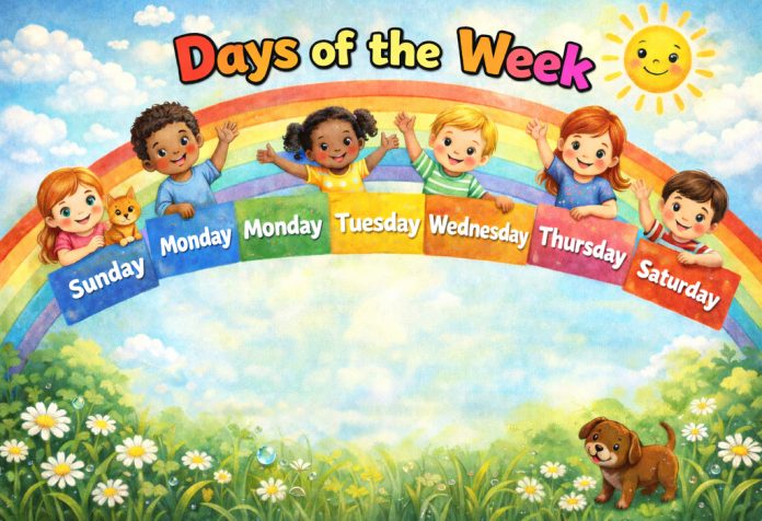 Days of the Week Nursery Rhyme With Lyrics