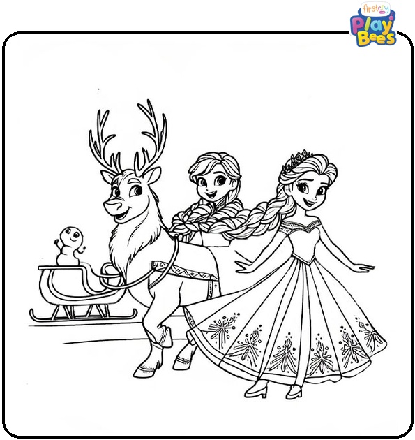 Disney Frozen Coloring Pages