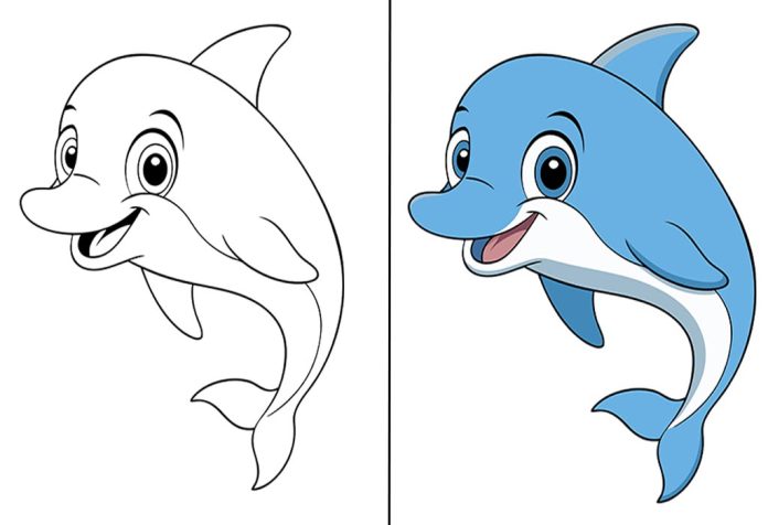 Dolphin Coloring Pages – Free Printables for Kids