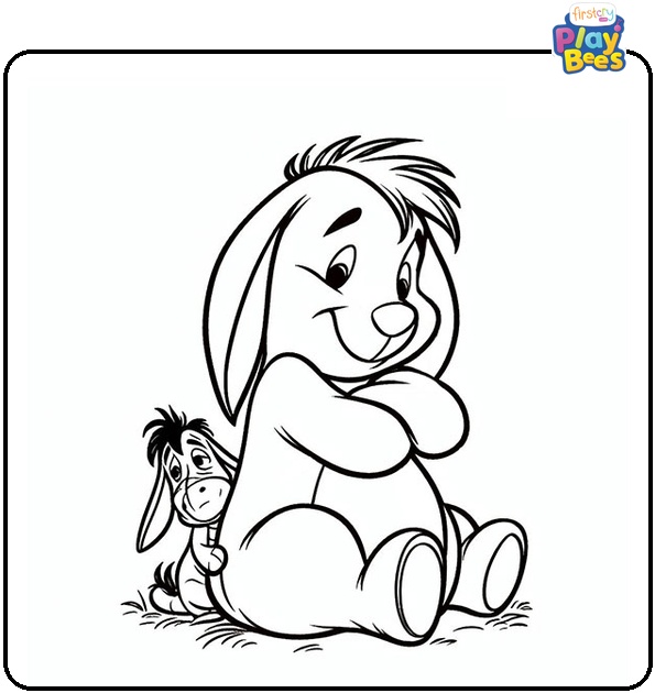 Eeyore Winnie The Pooh Coloring Page Eeyore Winnie The Pooh Coloring Page