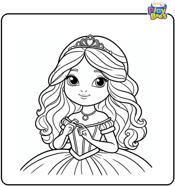 Elena Princess Coloring Page