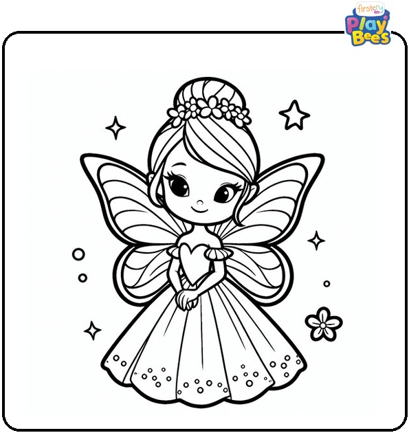 Fairy Princess Coloring Page