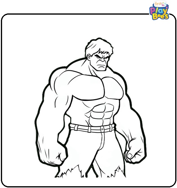 Green Hulk Coloring Page Green Hulk Coloring Page