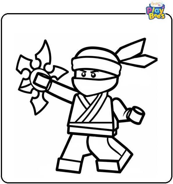 Green Ninja Coloring Page Green Ninja Coloring Page