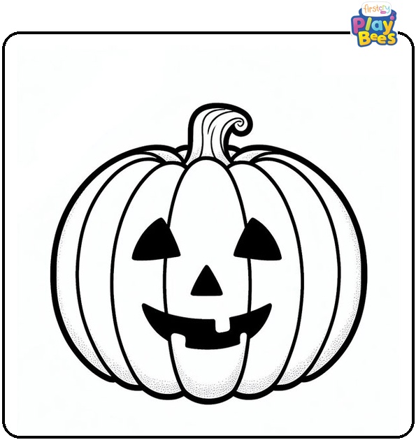 Halloween Pumpkin Coloring Page