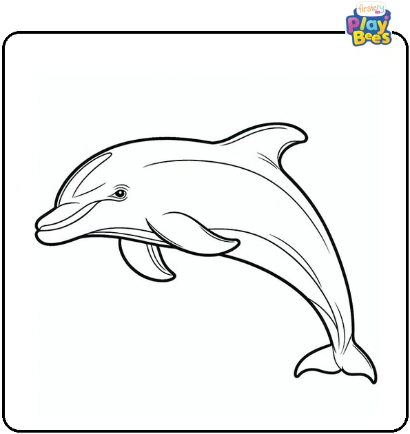 Hector's Dolphin Coloring Page