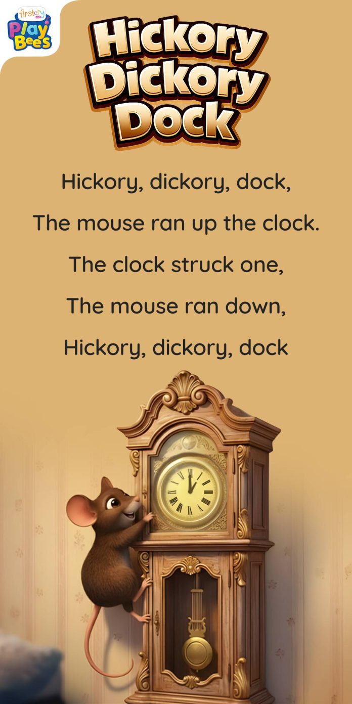 Hickory Dickory Dock Lyrics Nursery Rhyme Song hickory-dickory-dock-lyrics-nursery-rhyme-song