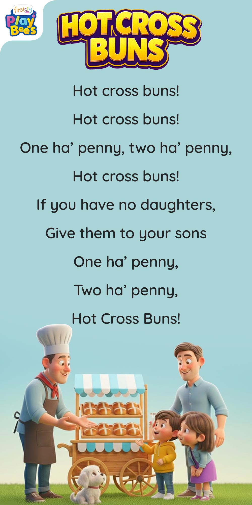 Hot Cross Buns Song Lyrics
