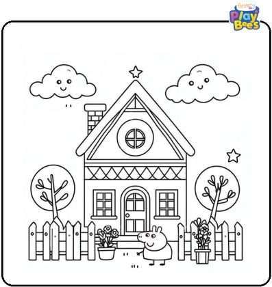 Peppa Pig Coloring Pages - Free Printable Sheets & Pictures
