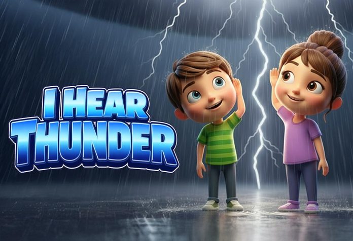 I Hear Thunder Nursery Rhyme With Lyrics