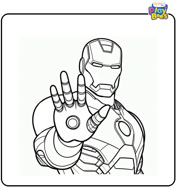 Iron Man Avengers Coloring Page Iron Man Avengers Coloring Page