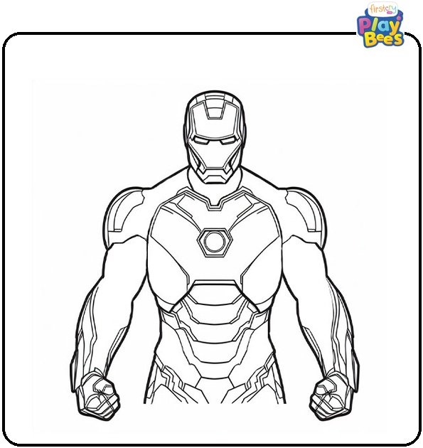 Iron Man Endgame Coloring Page Iron Man Endgame Coloring Page