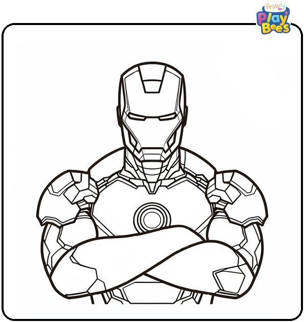 Iron Man Fierce Coloring Page Iron Man Fierce Coloring Page