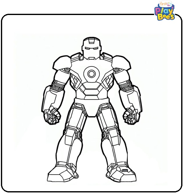 Iron Monger Coloring Page Iron Monger Coloring Page