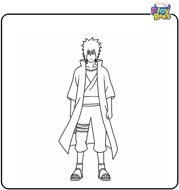 Itachi Naruto Coloring Page Itachi Naruto Coloring Page