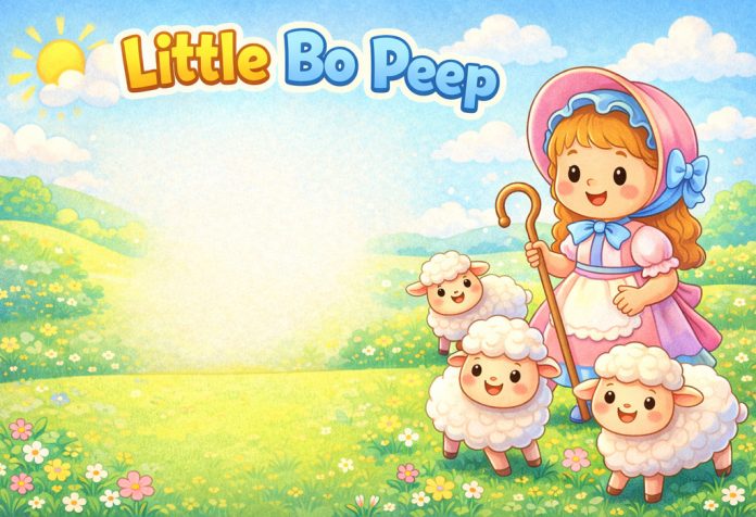 Little Bo Peep Nursery Rhyme With Lyrics