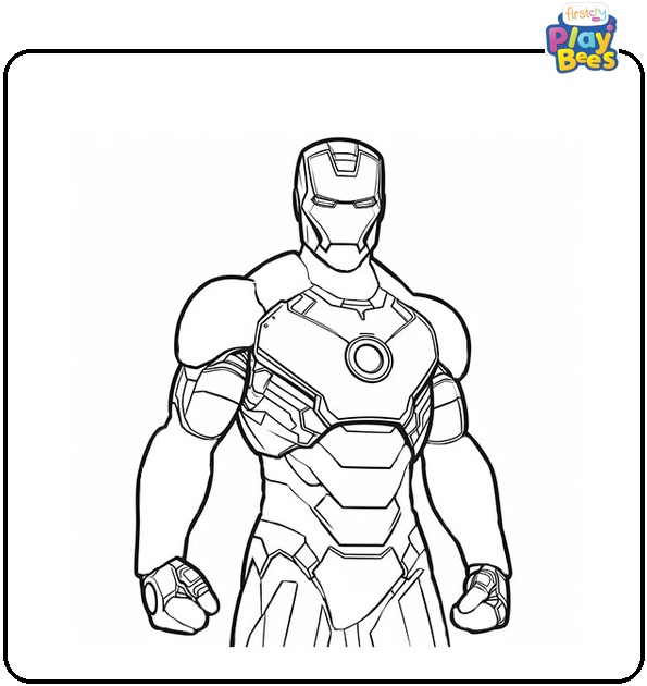 Mark 2 of Iron Man Coloring Page Mark 2 of Iron Man Coloring Page
