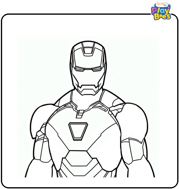 Mark 3 of Iron Man Coloring Page Mark 3 of Iron Man Coloring Page