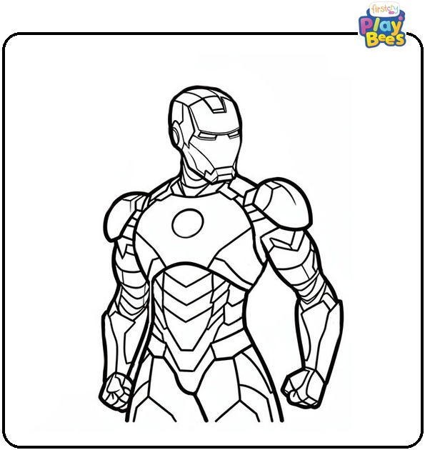 Marvel Superhero Coloring Page Marvel Superhero Coloring Page