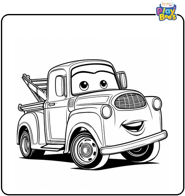 Mater Coloring Page