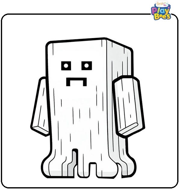Minecraft Ghast Coloring Page Minecraft Ghast Coloring Page