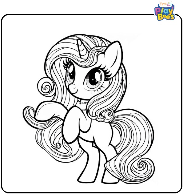 My Little Pony Friendship Magic Coloring Page