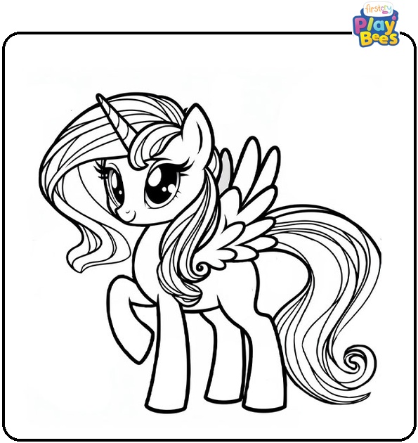 My Little Pony Luna Coloring Page