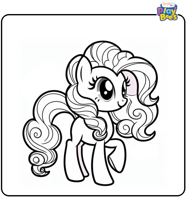 My Little Pony Pinkie Pie Coloring Page