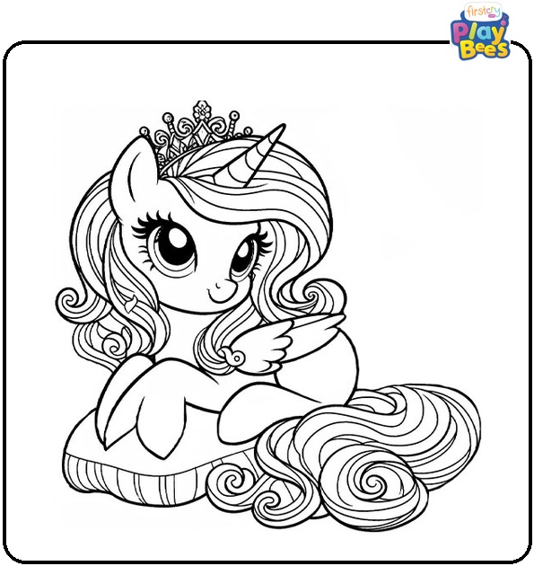 My Little Pony Princess Coloring Page