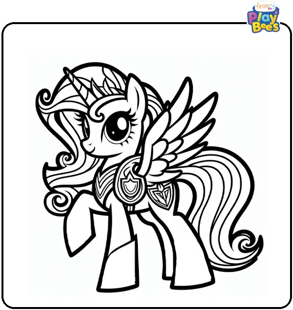 My Little Pony Shining Armor Coloring Page