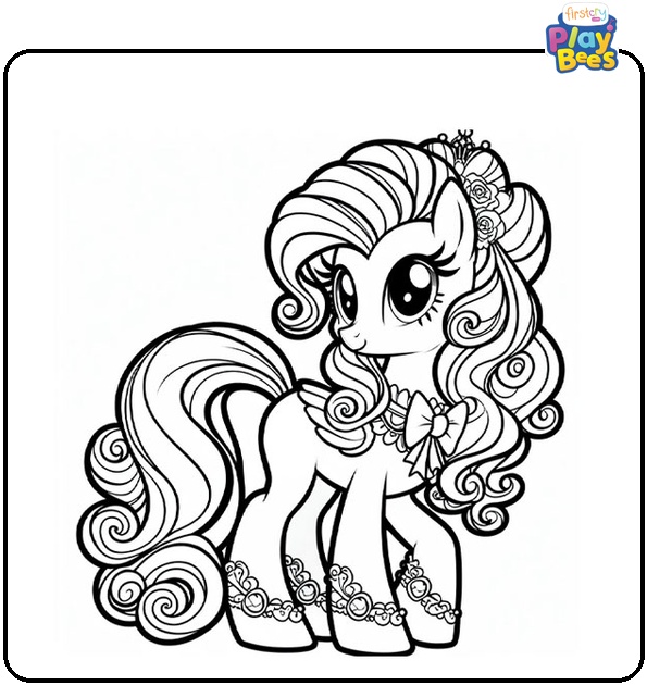 My Little Pony Sweetie Belle Coloring Page