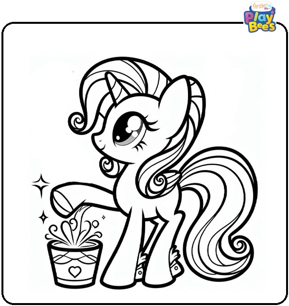 My Little Pony Trixie Coloring Page
