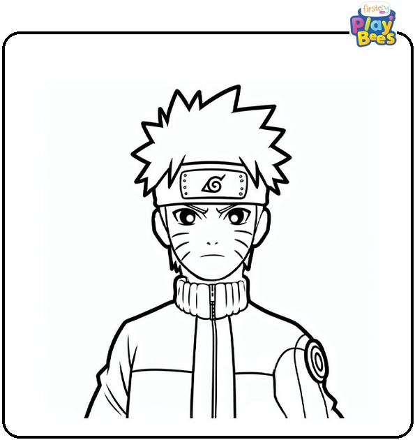 Naruto Uzumaki Coloring Page Naruto Uzumaki Coloring Page