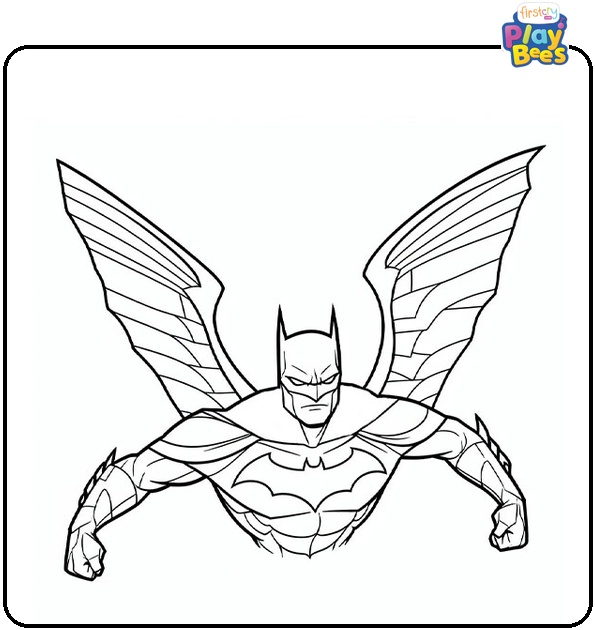 Nightwing Batman Coloring Page Nightwing Batman Coloring Page