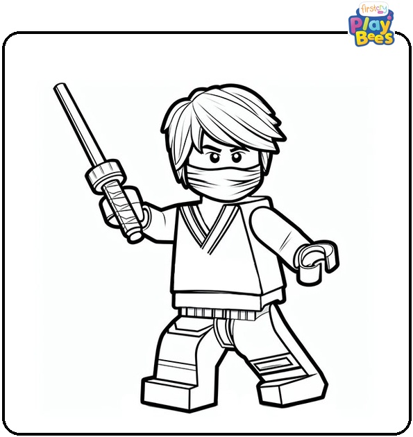 Ninjago Cole Coloring Page