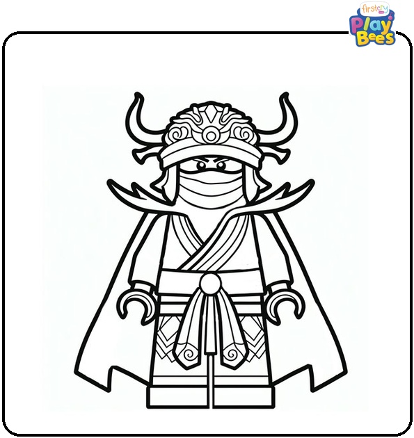 Ninjago Garmadon Coloring Page