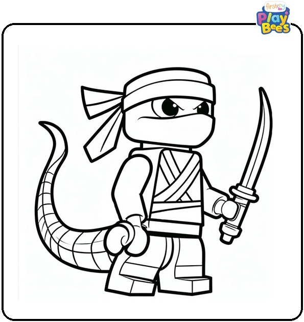 Ninjago Lizaru Coloring Page