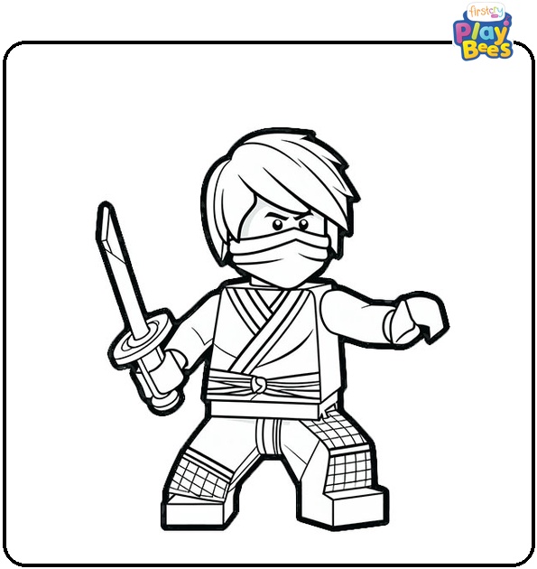 Ninjago Lloyd Coloring Page