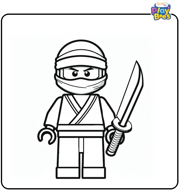 Ninjago Nuckal Coloring Page