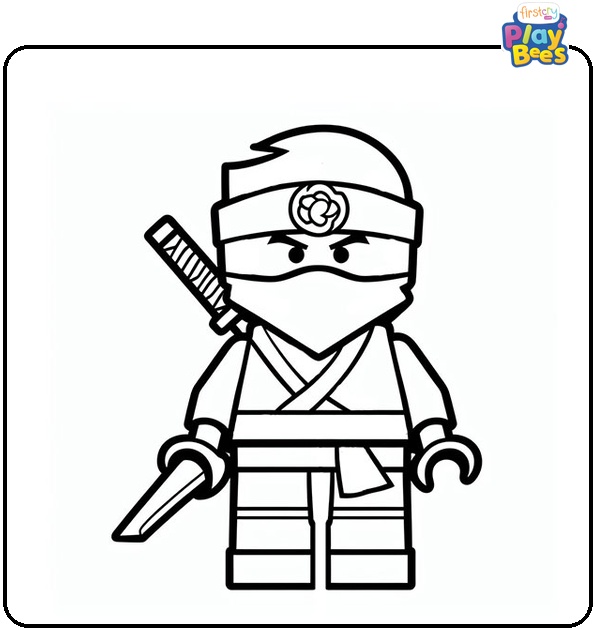 Ninjago Nya Coloring Page