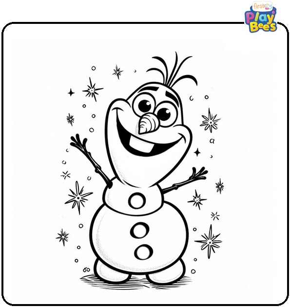 Olaf Frozen Coloring Pages