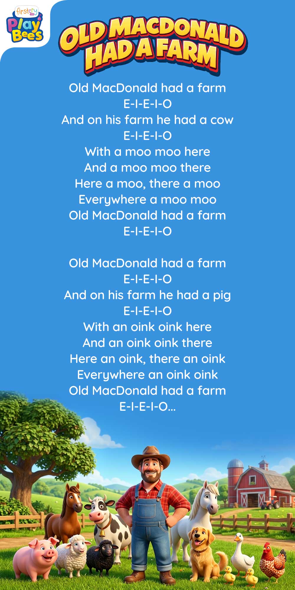 Old Macdonald Had A Farm Song Lyrics