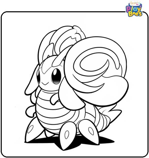 Parasect of Pokemon Coloring Page