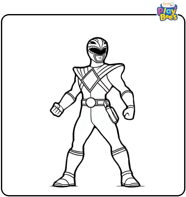 Pink Power Ranger Coloring Page Pink Power Ranger Coloring Page