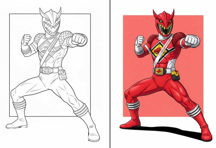Power Rangers Coloring Pages – Free Printable Sheets & Images