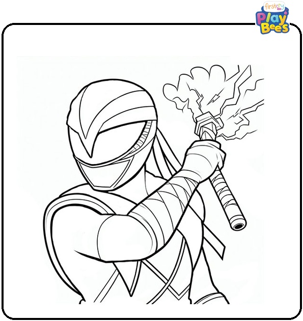 Power Rangers Ninja Storm Coloring Page Power Rangers Ninja Storm Coloring Page